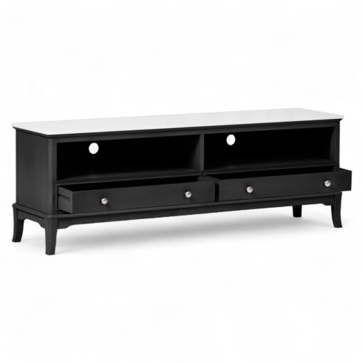 Ruby Marble Top TV Cabinet (2 Drawers) - Image 14
