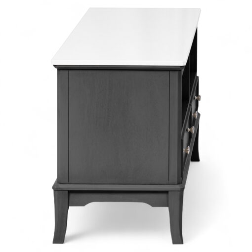 Ruby Marble Top TV Cabinet (2 Drawers) - Image 17