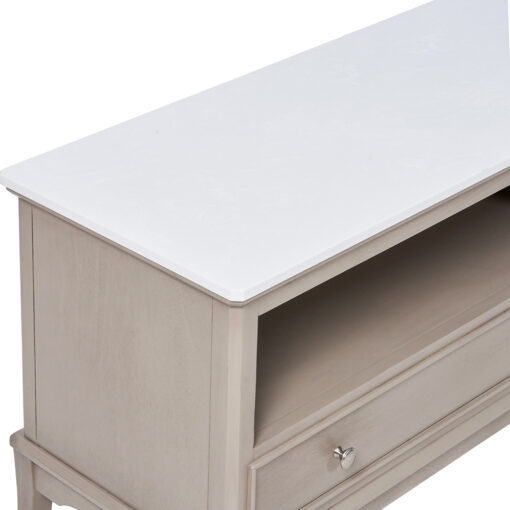 Ruby Marble Top TV Cabinet (2 Drawers) - Image 11