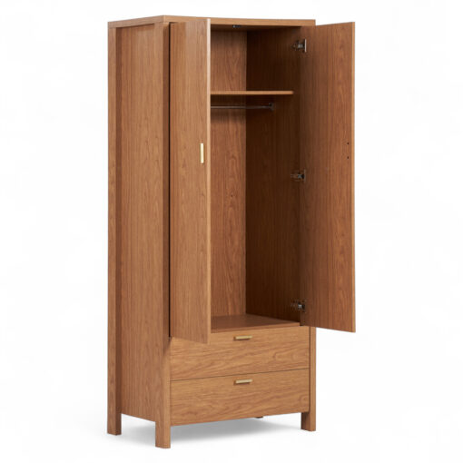 Janelle Wardrobe (2 Doors 2 Drawers) - Image 2