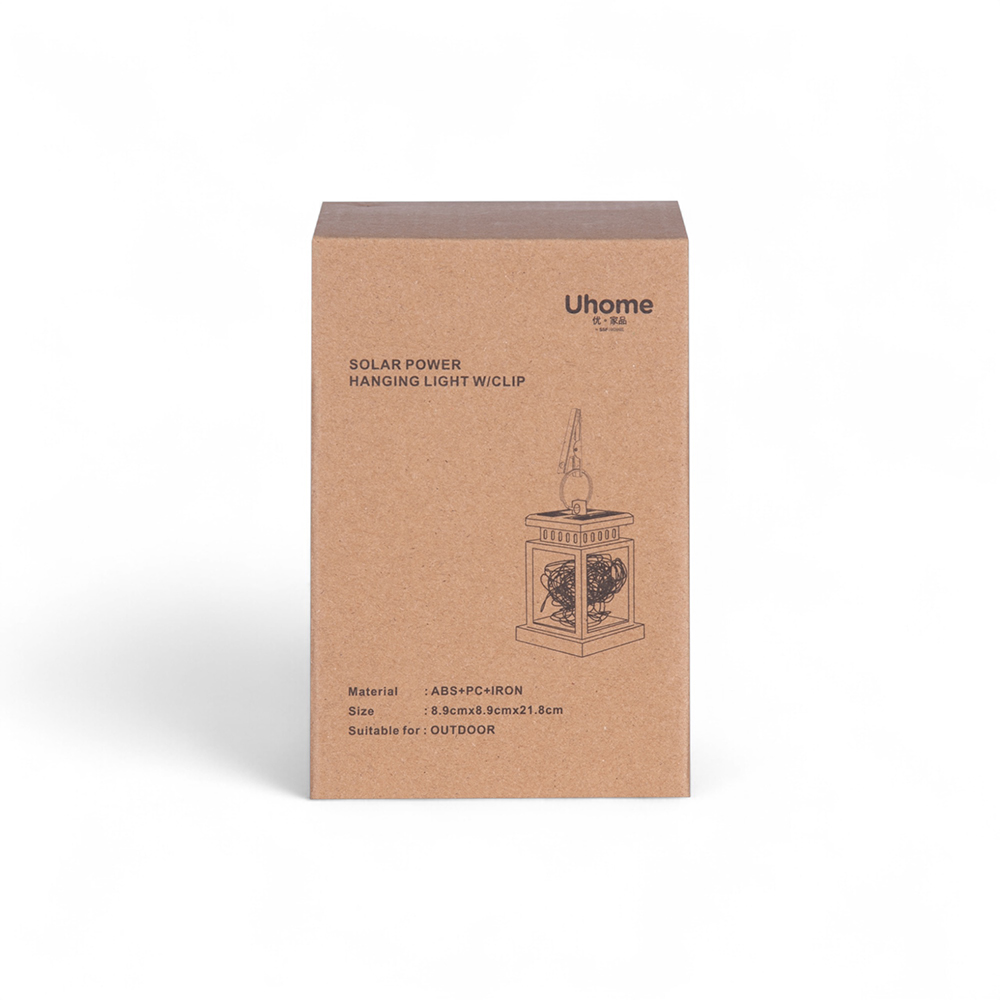 Uhome Solar Power Hanging Light with Clip (H21.8cm) - Image 9