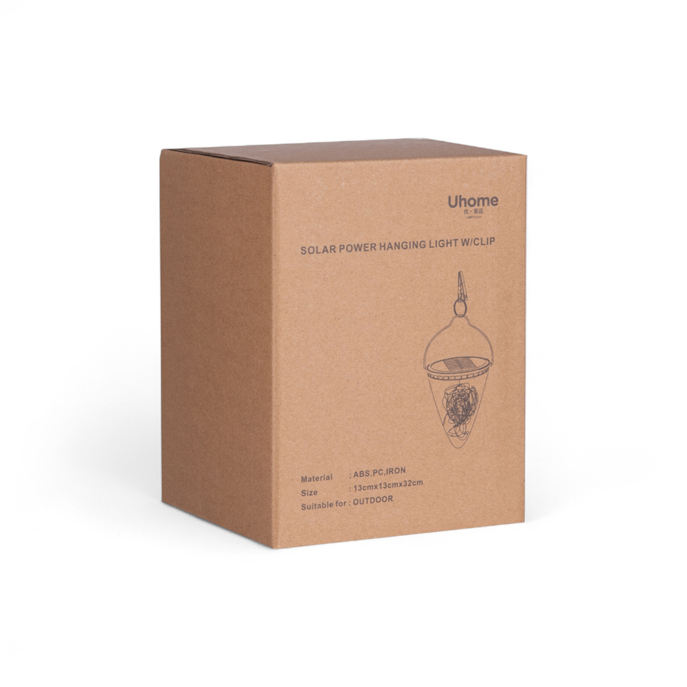 Uhome Solar Power Hanging Light with Clip (H32cm) - Image 10