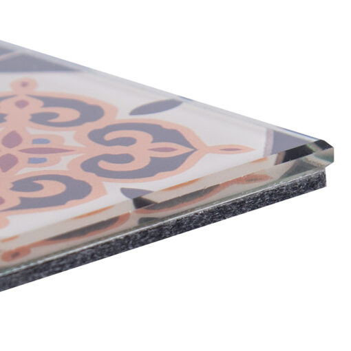 Glass Coaster with Felt Bottom (Set of 4) - Image 13