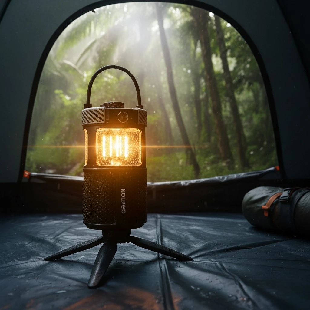 Hi-Res Audio System Camping Lantern with Tripod