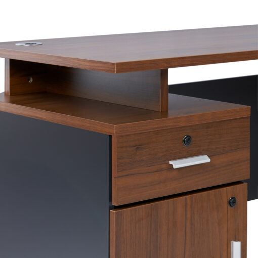 Diago Office Table with Drawer Cabinet - Image 6
