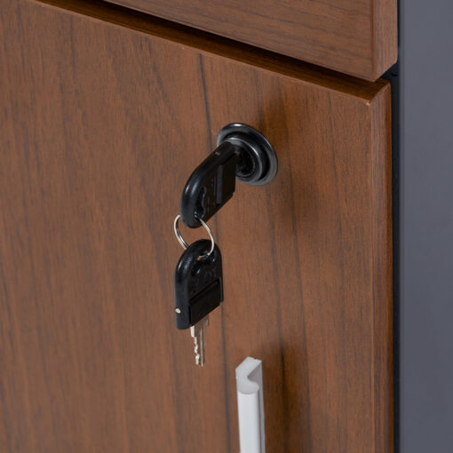 Diago Office Table with Drawer Cabinet - Image 10
