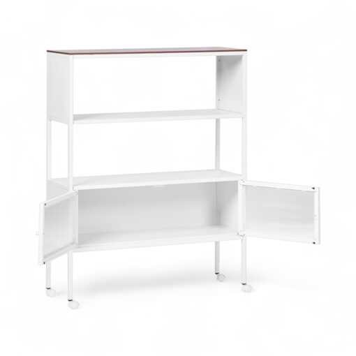 Nina Storage Shelves (2 Tier with 2 Doors) - Image 2