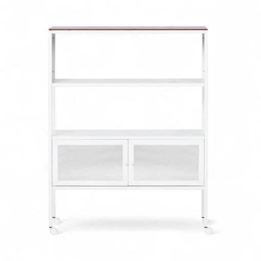 Nina Storage Shelves (2 Tier with 2 Doors) - Image 4