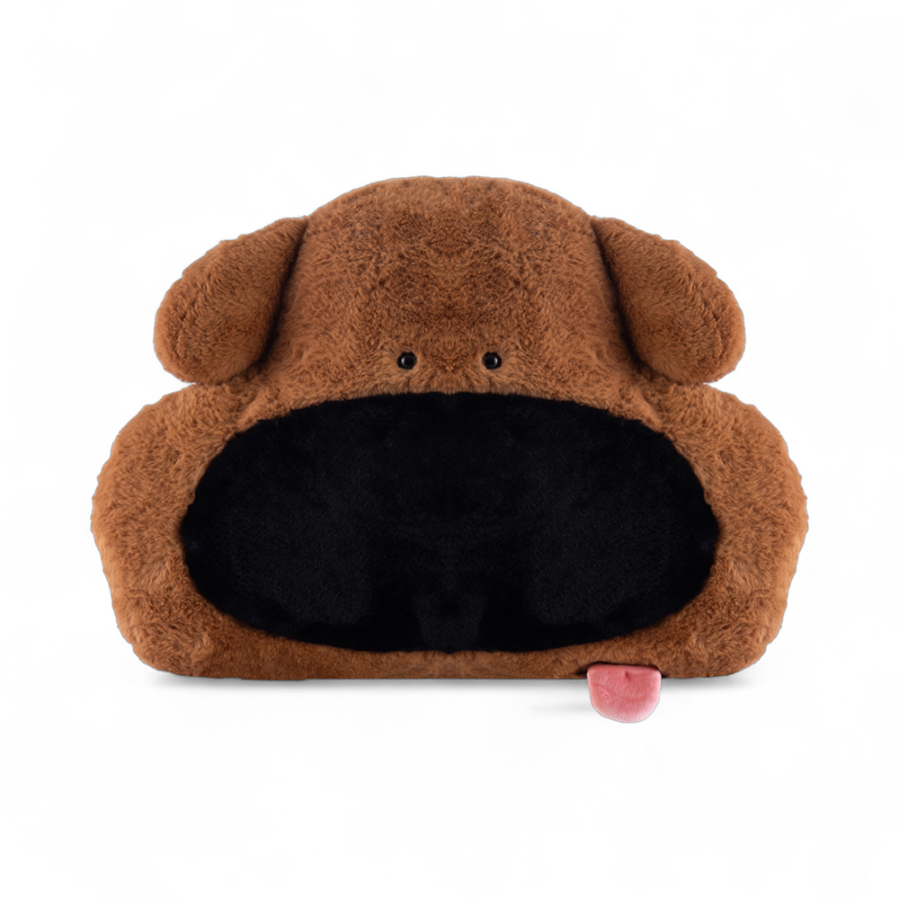 Dog Plush Backrest Pillow (H18cm) - Image 2
