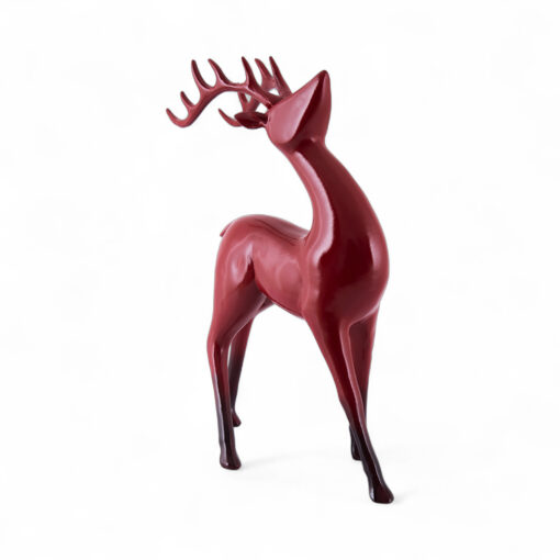 Standing Red Reindeer (H36cm)
