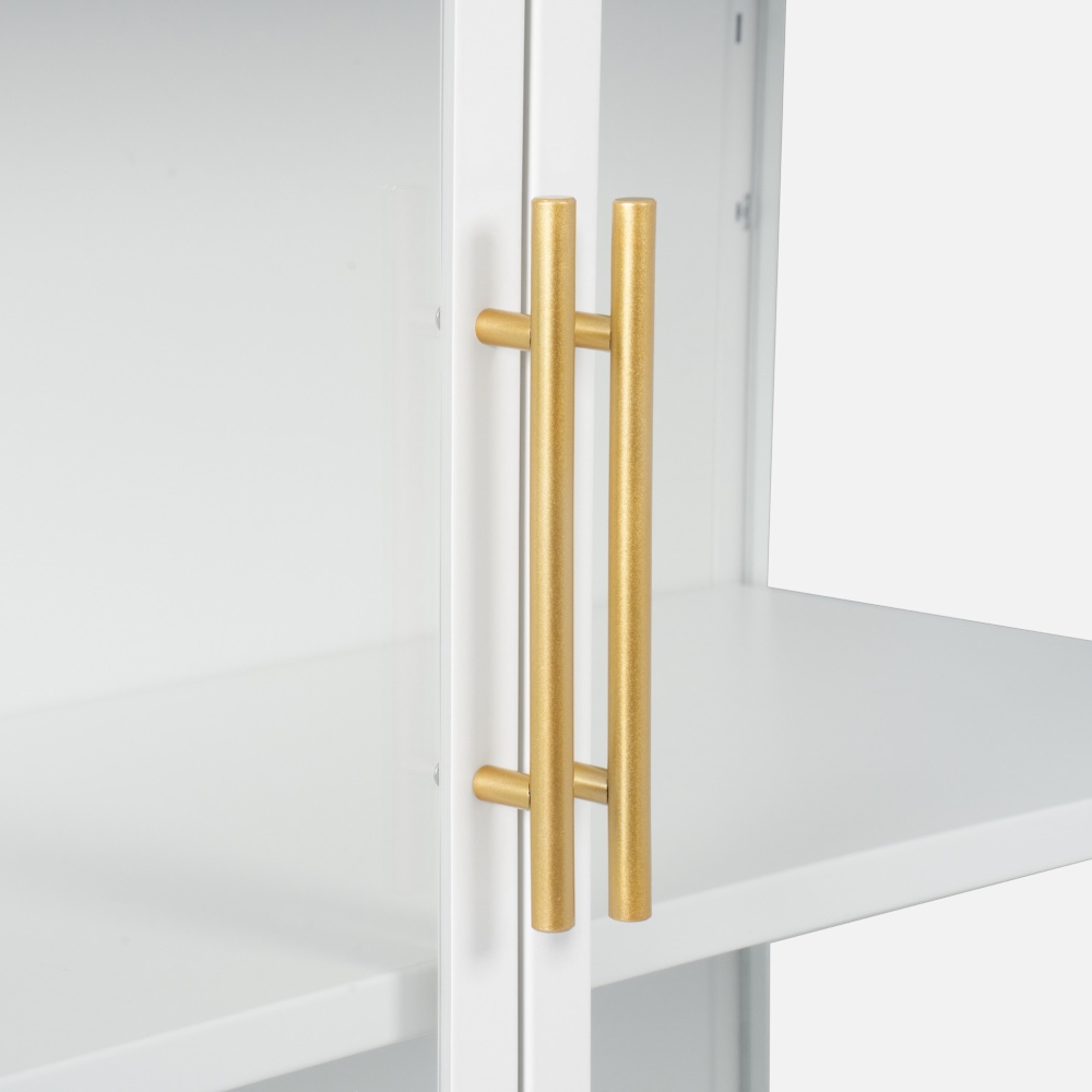 Nina Display Cabinet (5 Tier with Glass Door) - Image 6