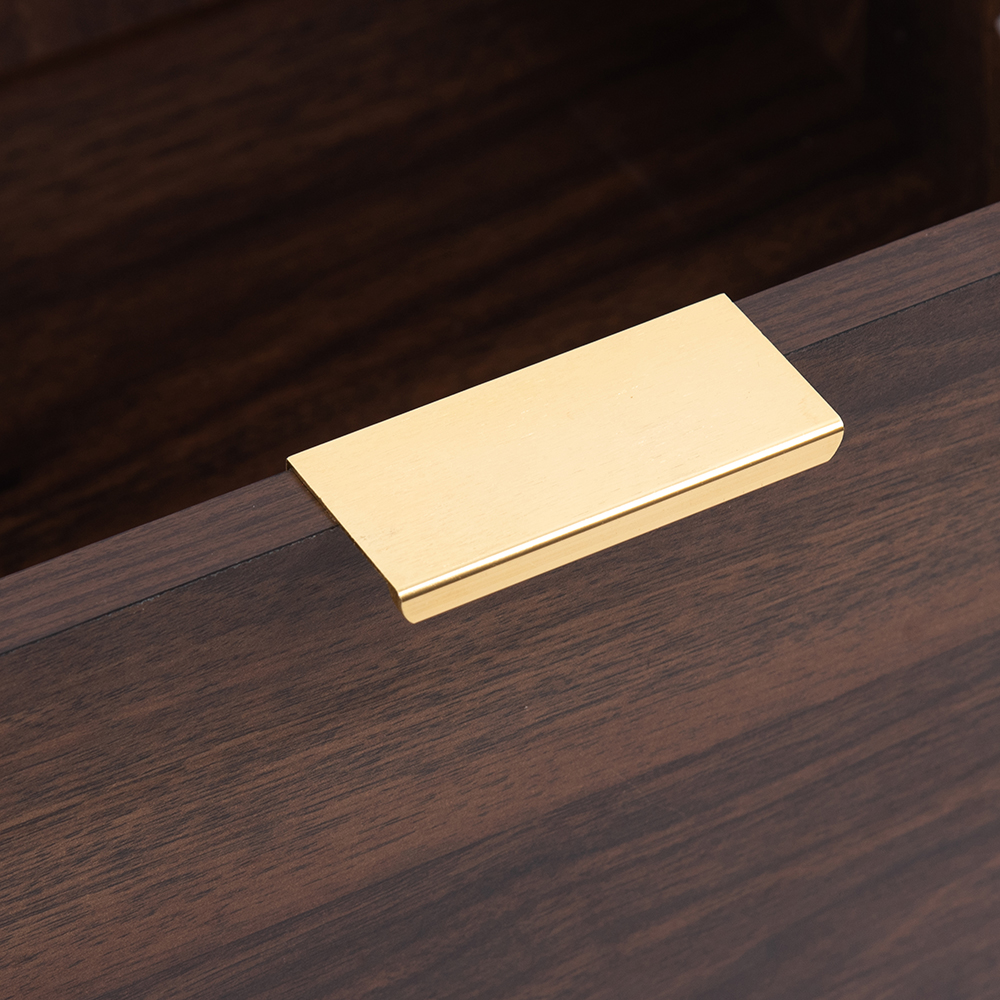 Mocha Lux 2 Drawer Pedestal - Image 9