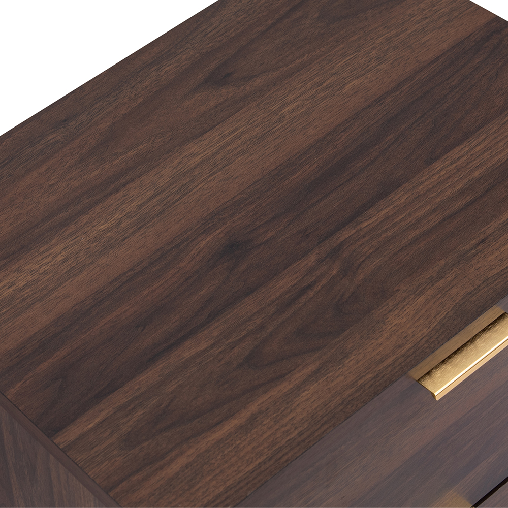 Mocha Lux 2 Drawer Pedestal - Image 7