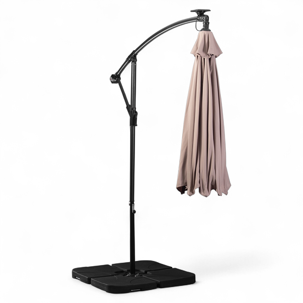 Jorah Cantilever Parasol with LED Solar - Image 5