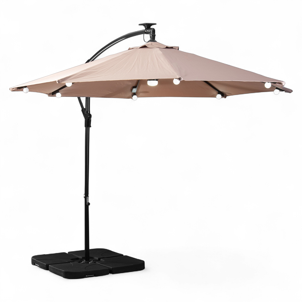 Jorah Cantilever Parasol with LED Solar - Image 11