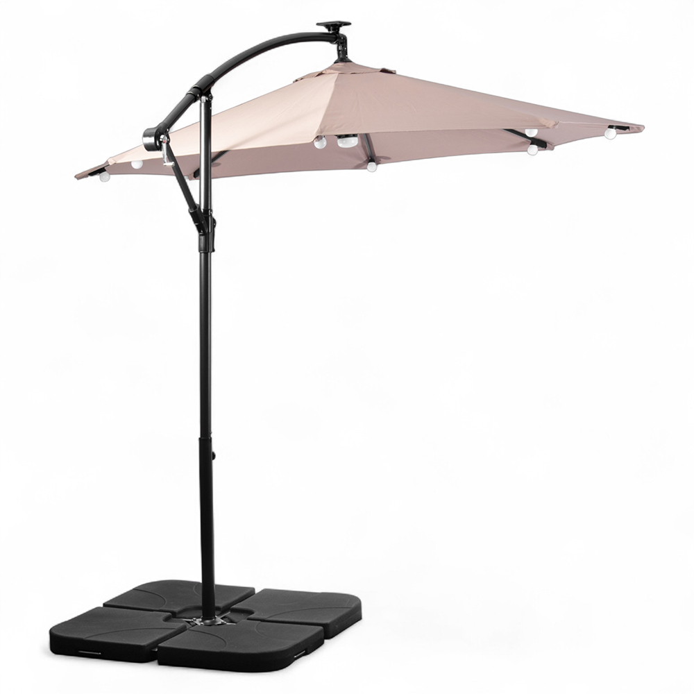 Jorah Cantilever Parasol with LED Solar - Image 12