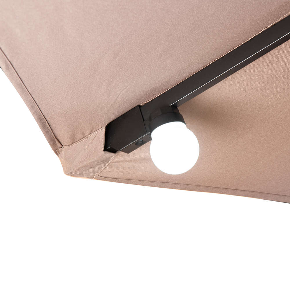 Jorah Cantilever Parasol with LED Solar - Image 15