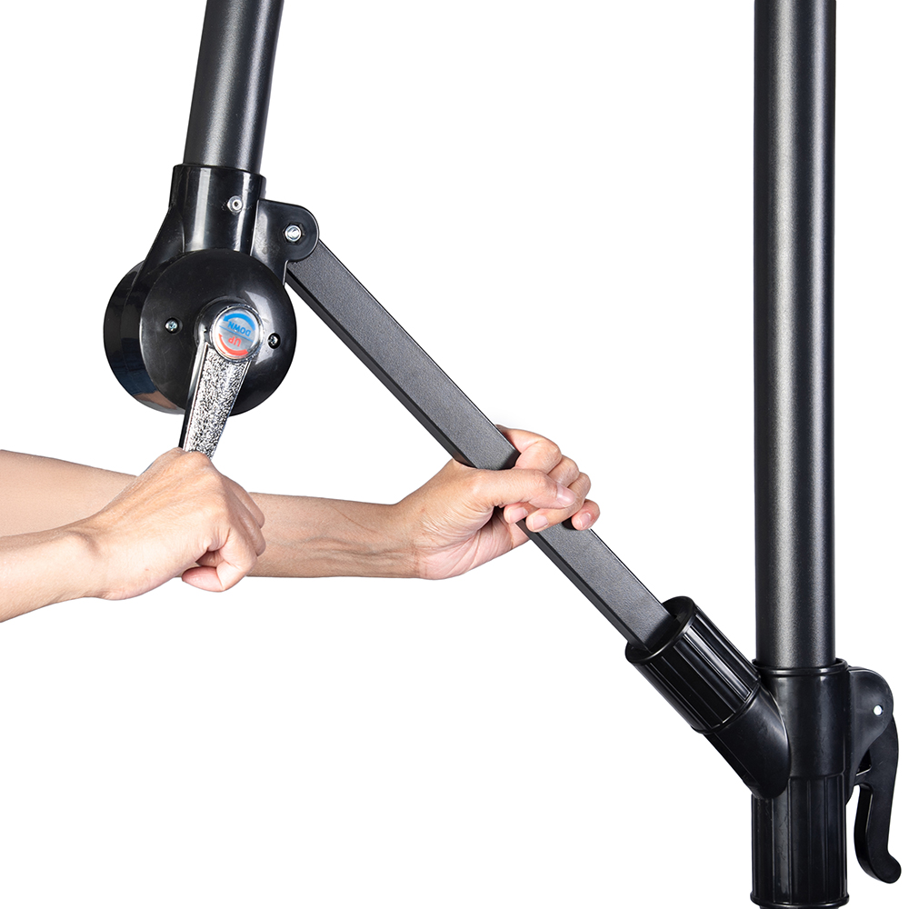 Jorah Cantilever Parasol with LED Solar - Image 20