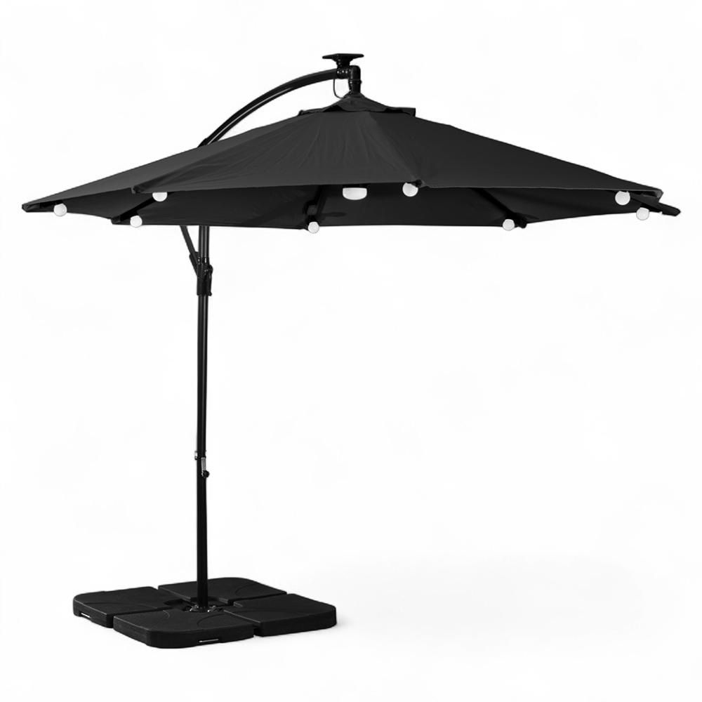 Jorah Cantilever Parasol with LED Solar - Image 31