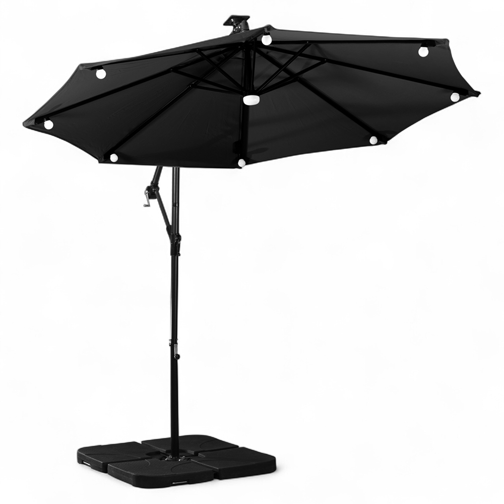 Jorah Cantilever Parasol with LED Solar - Image 34