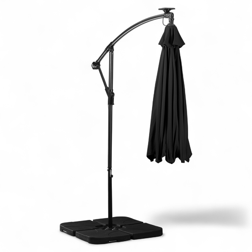 Jorah Cantilever Parasol with LED Solar - Image 35