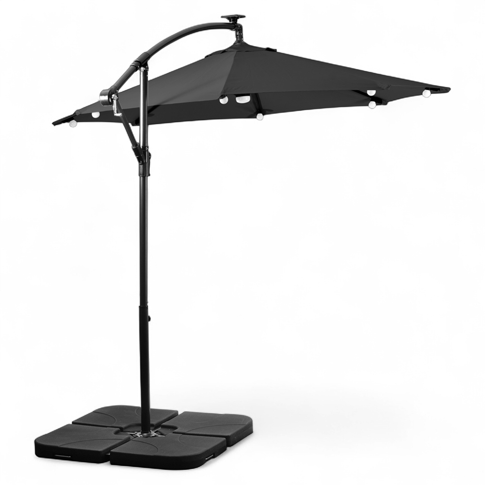 Jorah Cantilever Parasol with LED Solar - Image 42