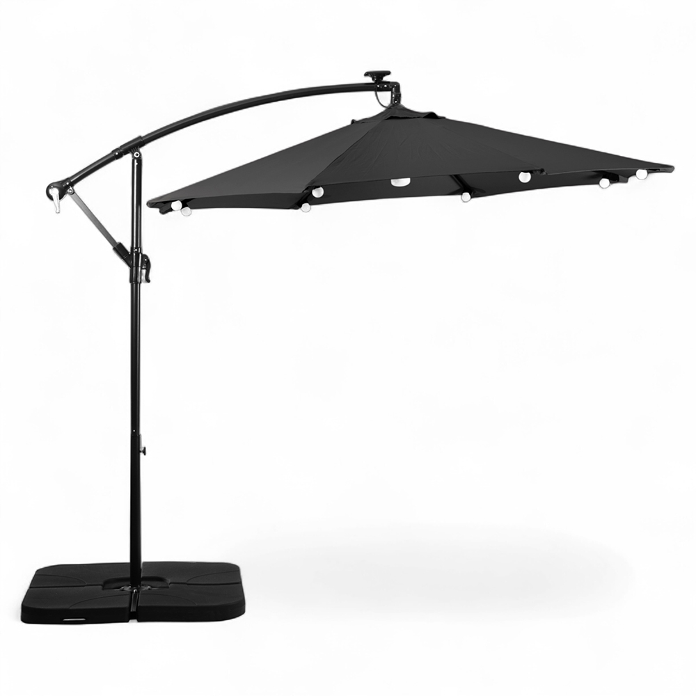 Jorah Cantilever Parasol with LED Solar - Image 39