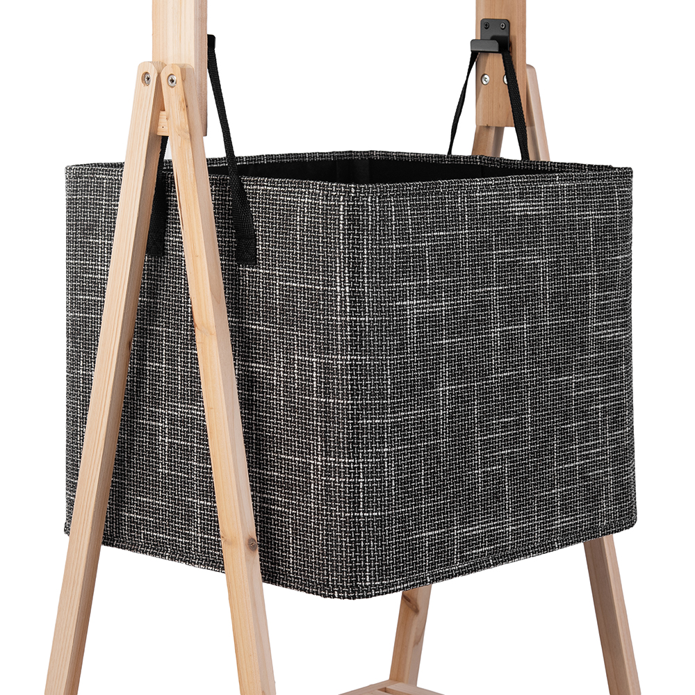Toru Wooden Storage Rack with 2 Baskets - Image 5