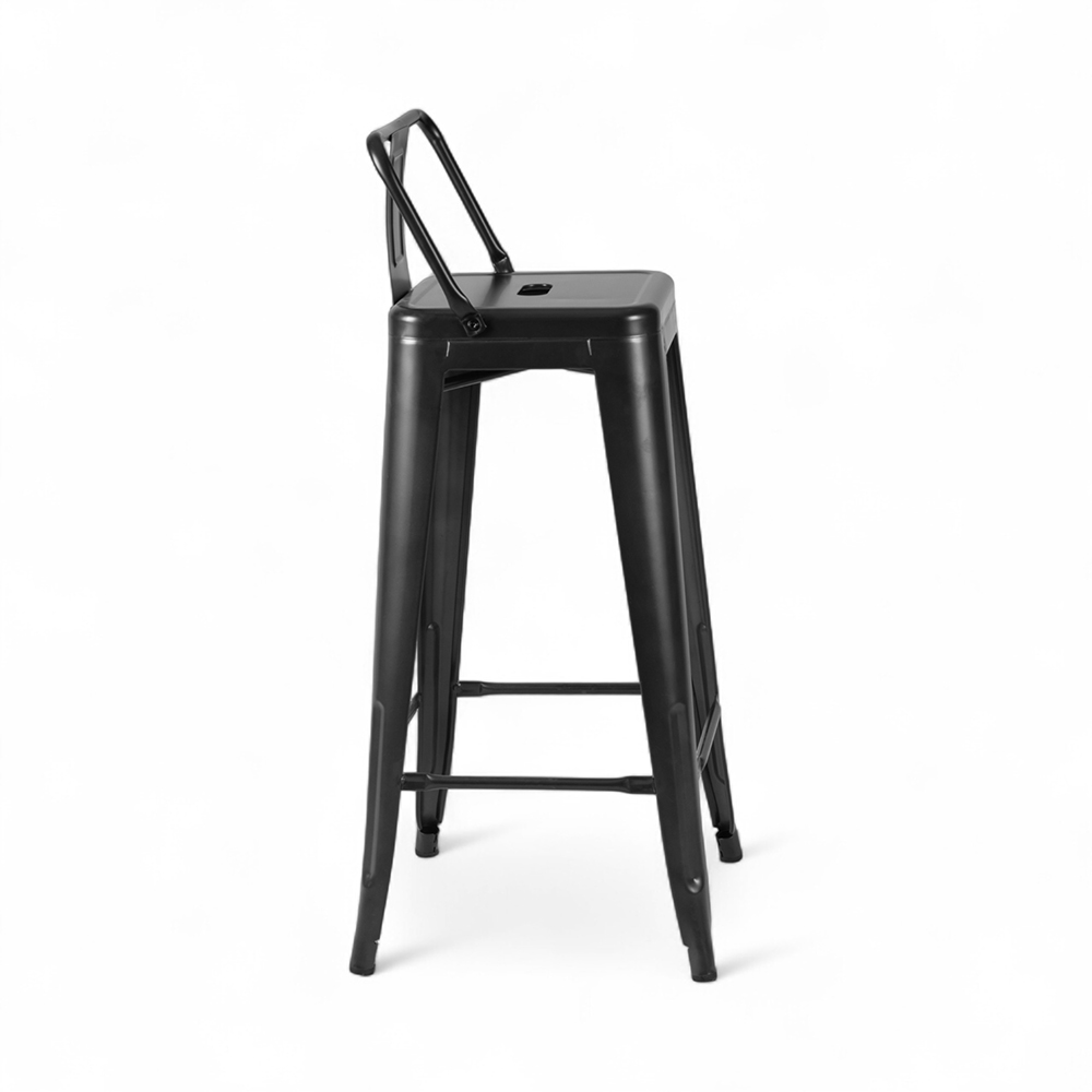 Hemira Bar Stool with Backrest - Image 11