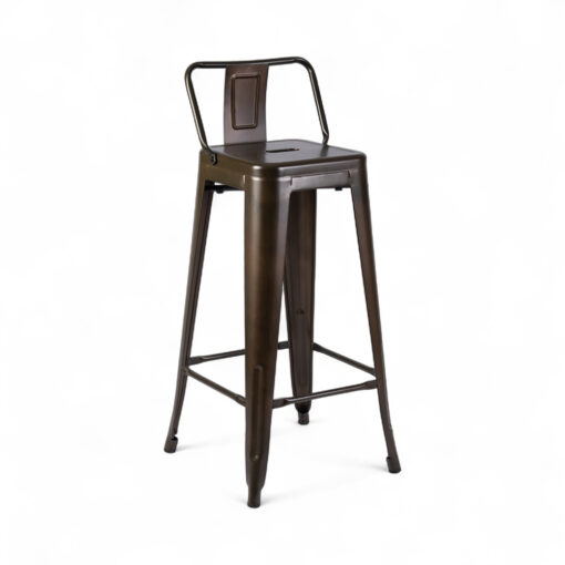 Hemira Bar Stool with Backrest