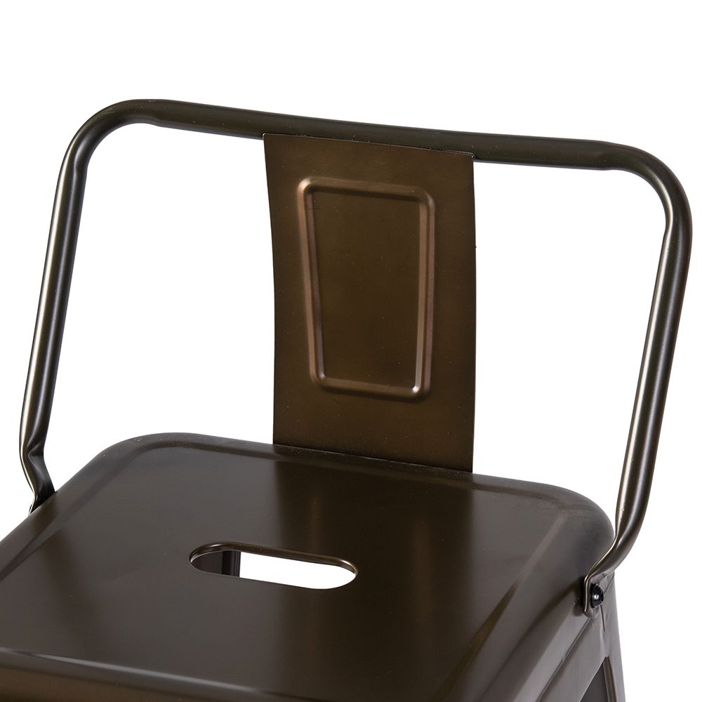 Hemira Bar Stool with Backrest - Image 5