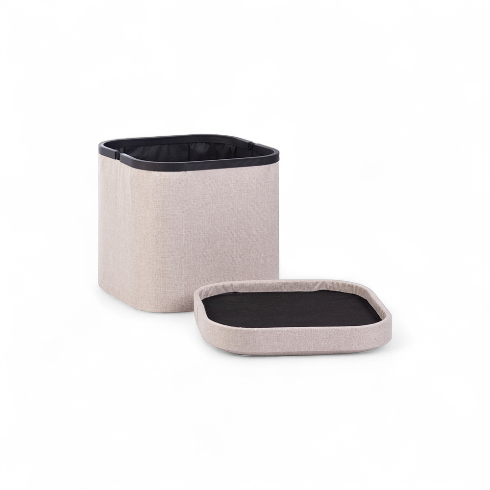 Gustie Foldable Storage Ottoman - Image 2