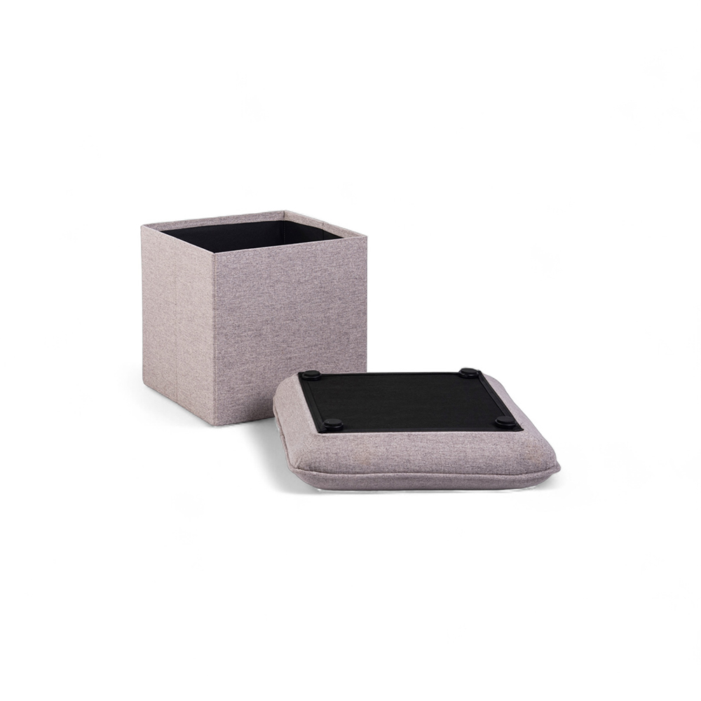 Bertie Foldable Storage Ottoman - Image 2