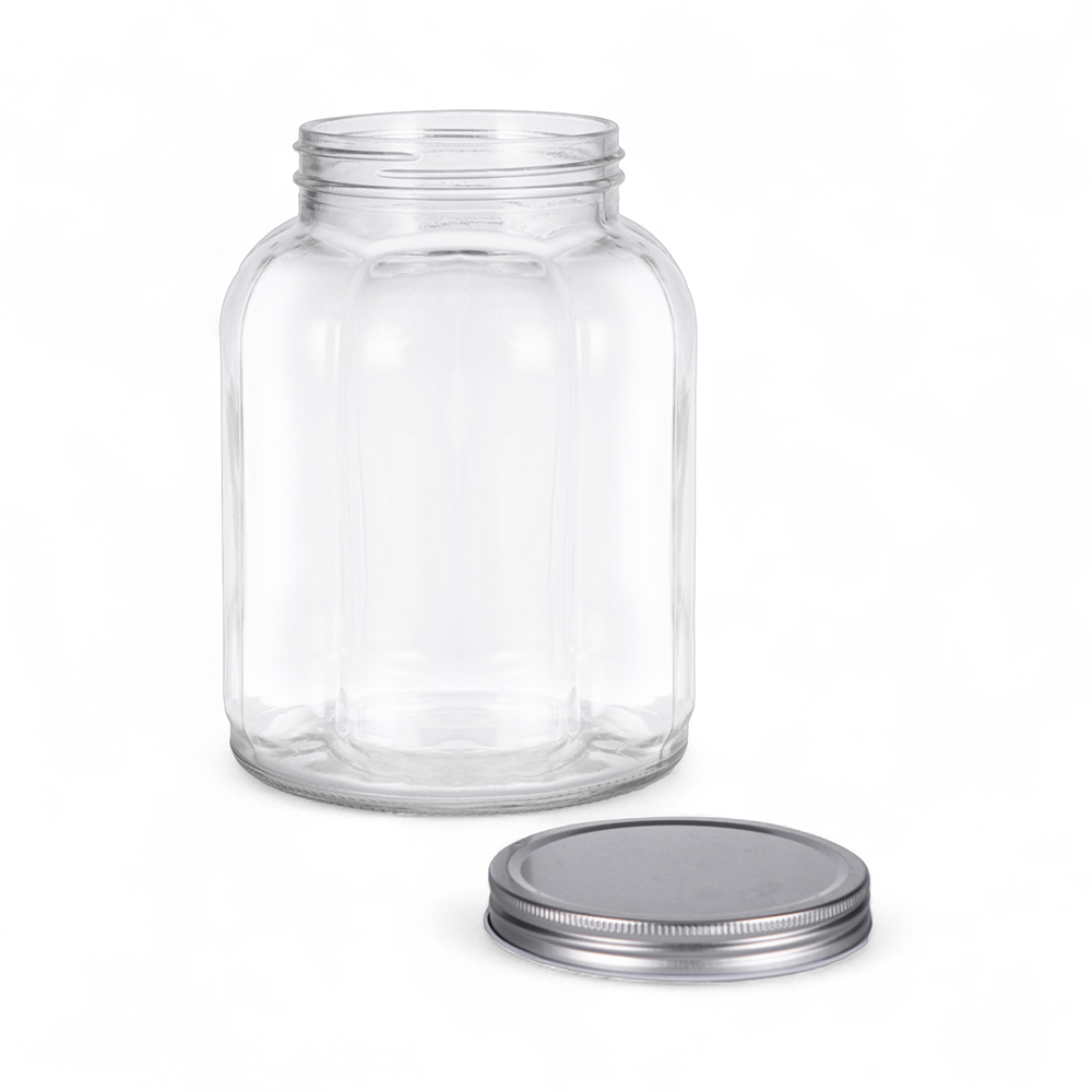 Glass Jar with Tin Lid - Image 9