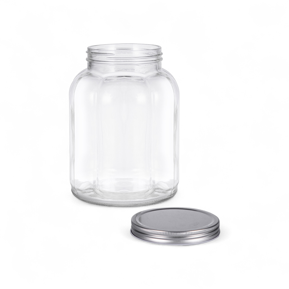 Glass Jar with Tin Lid - Image 7