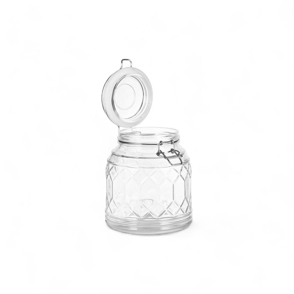 Glass Jar with Lid - Image 2