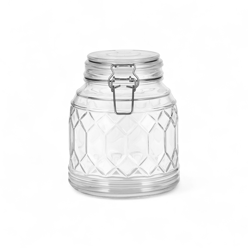 Glass Jar with Lid - Image 3