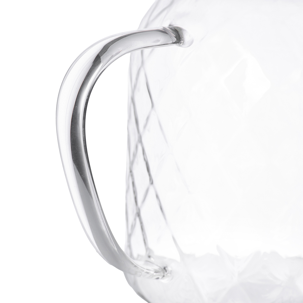 Glass Pot with Gold Stainless Steel Lid (H22.6cm) - Image 10