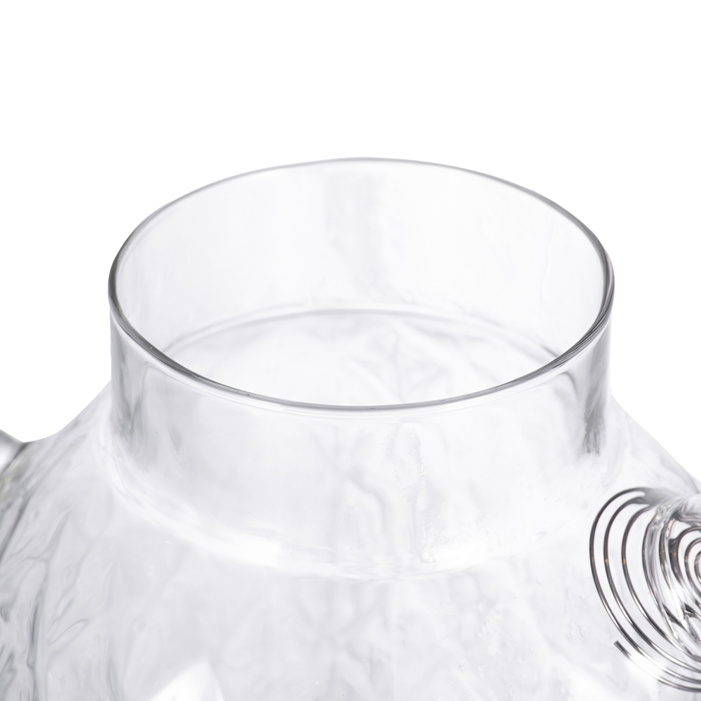 Glass Pot with Gold Stainless Steel Lid (H22.6cm) - Image 7