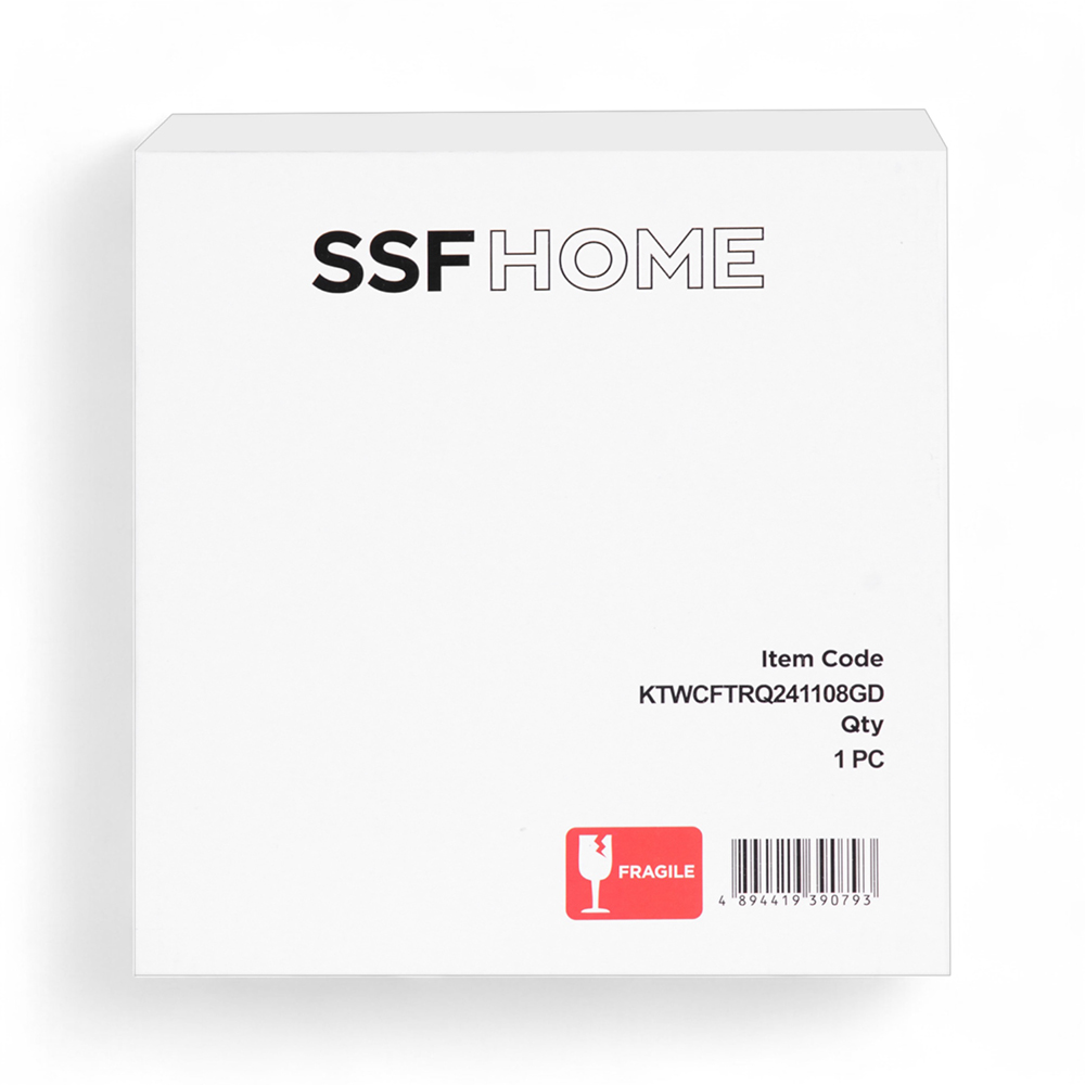 Glass Pot with Gold Stainless Steel Lid (H22.6cm) - Image 11