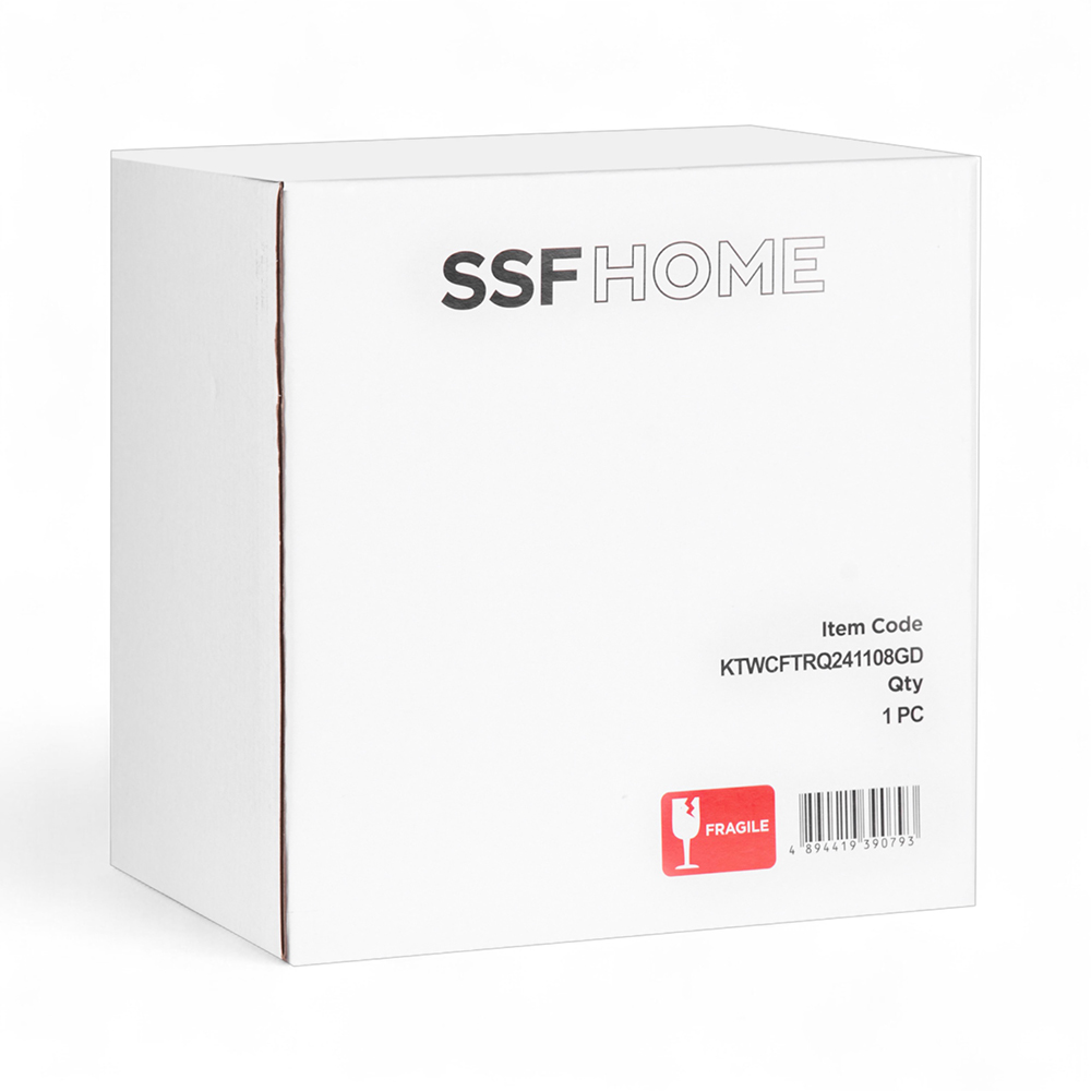 Glass Pot with Gold Stainless Steel Lid (H22.6cm) - Image 12