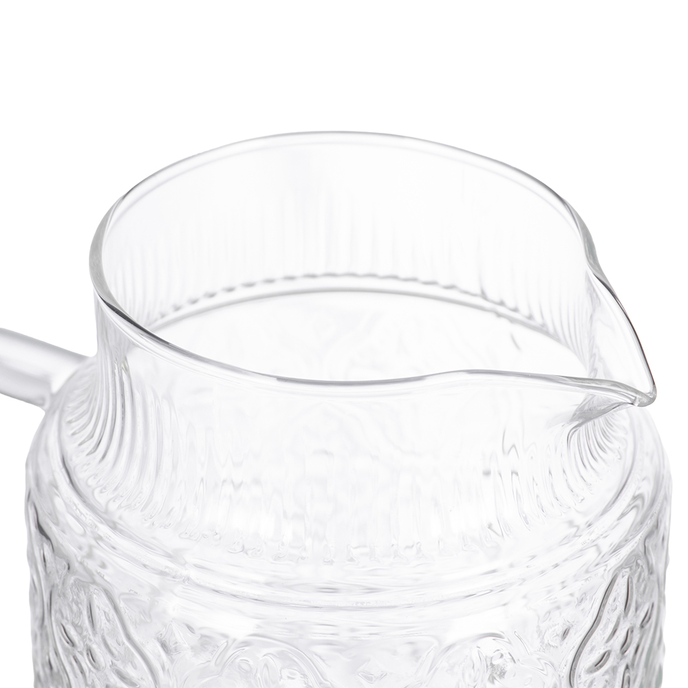 Glass Pot with Gold Stainless Steel Lid (H25.5cm) - Image 7