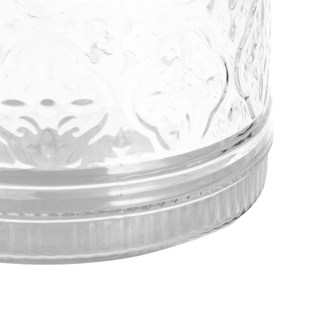Glass Pot with Gold Stainless Steel Lid (H25.5cm) - Image 10