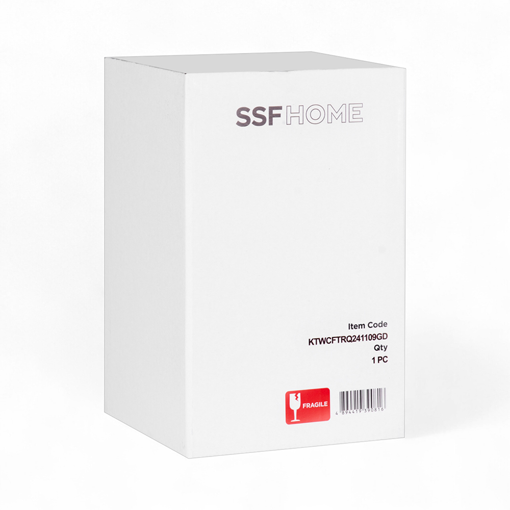 Glass Pot with Gold Stainless Steel Lid (H25.5cm) - Image 12