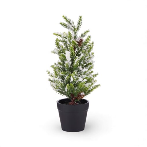 Potted Snowy Pine (H27cm)