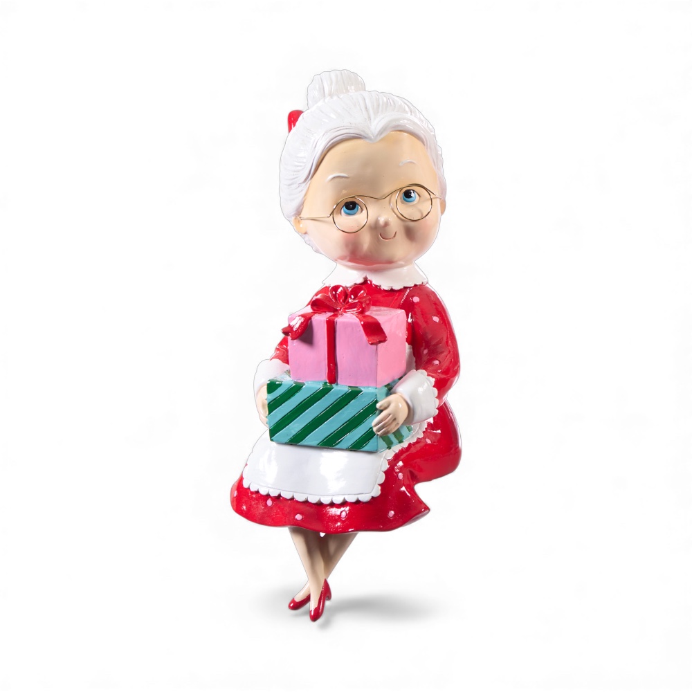 Mr & Mrs Santa Ledge Sitter (Set of 2) - Image 5