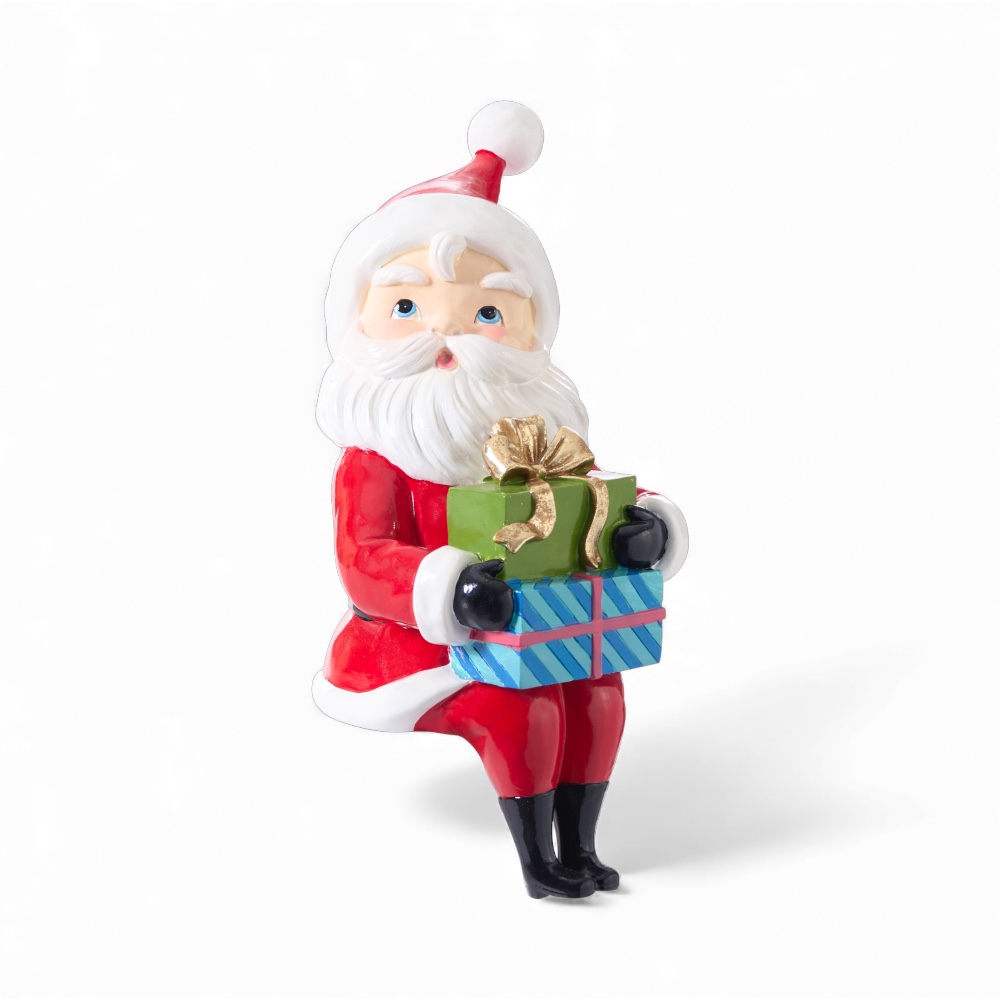 Mr & Mrs Santa Ledge Sitter (Set of 2) - Image 4