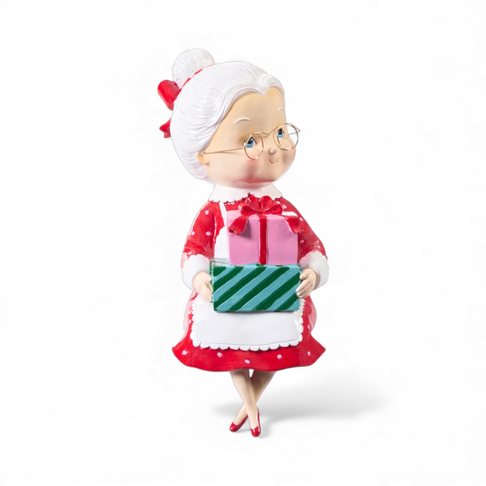 Mr & Mrs Santa Ledge Sitter (Set of 2) - Image 3