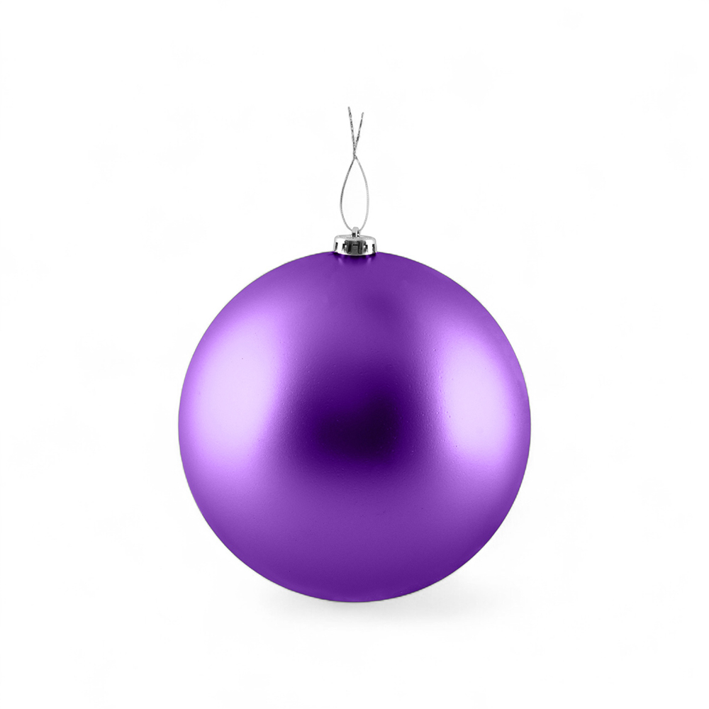 Matte Christmas Hanging Ball (15cm) - Image 8