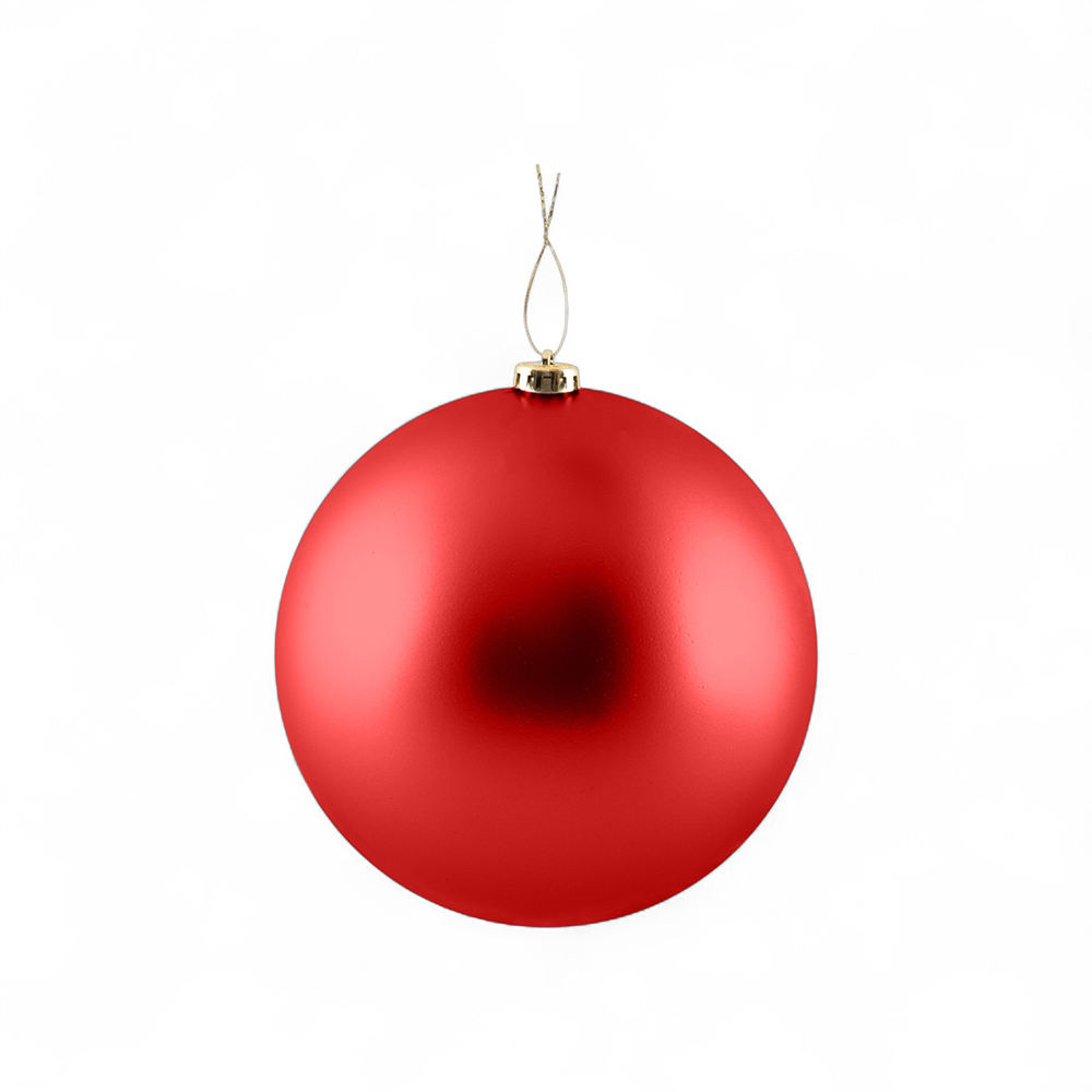 Matte Christmas Hanging Ball (15cm) - Image 9